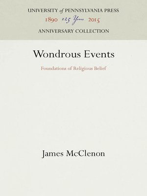 cover image of Wondrous Events
